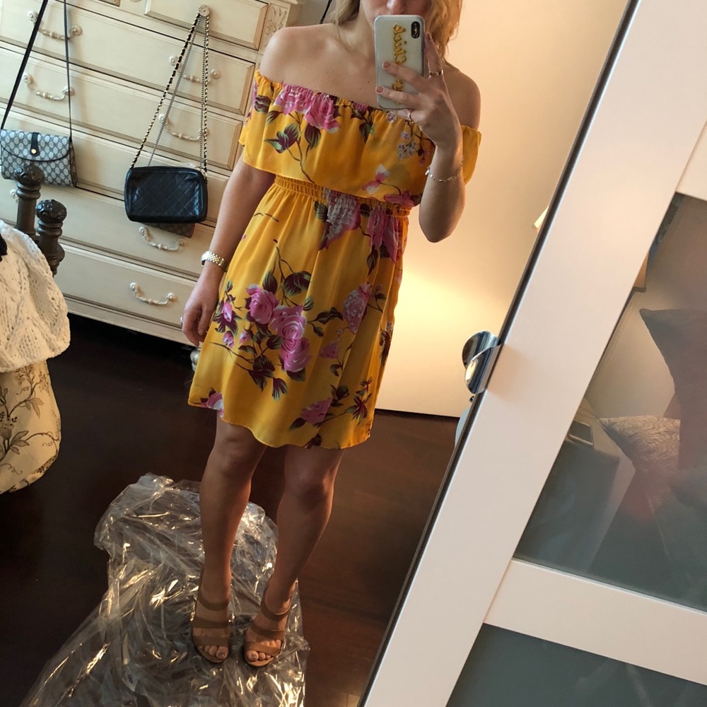 Off the shoulder dress